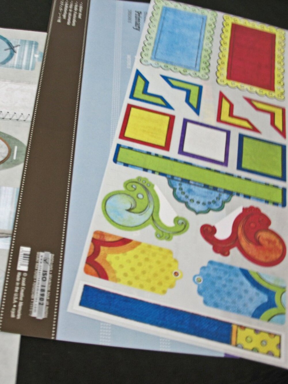 Creative Memories Celebration Album Kit.15 sheets of printed perfect fit paper,